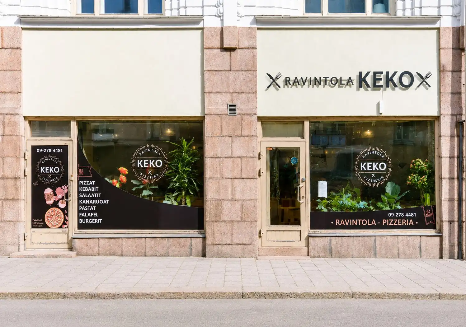 ravintola keko font view